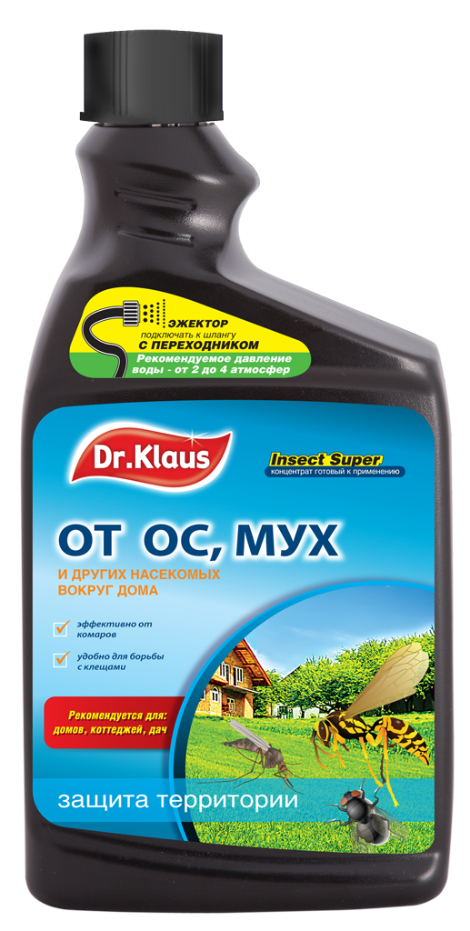 DR.KLAUS INSECT SUPER (СРЕДСТВО ИНСЕКТОАКАРИЦИДНОЕ  ДОКТОР КЛАУС "ИНСЕКТ СУПЕР")